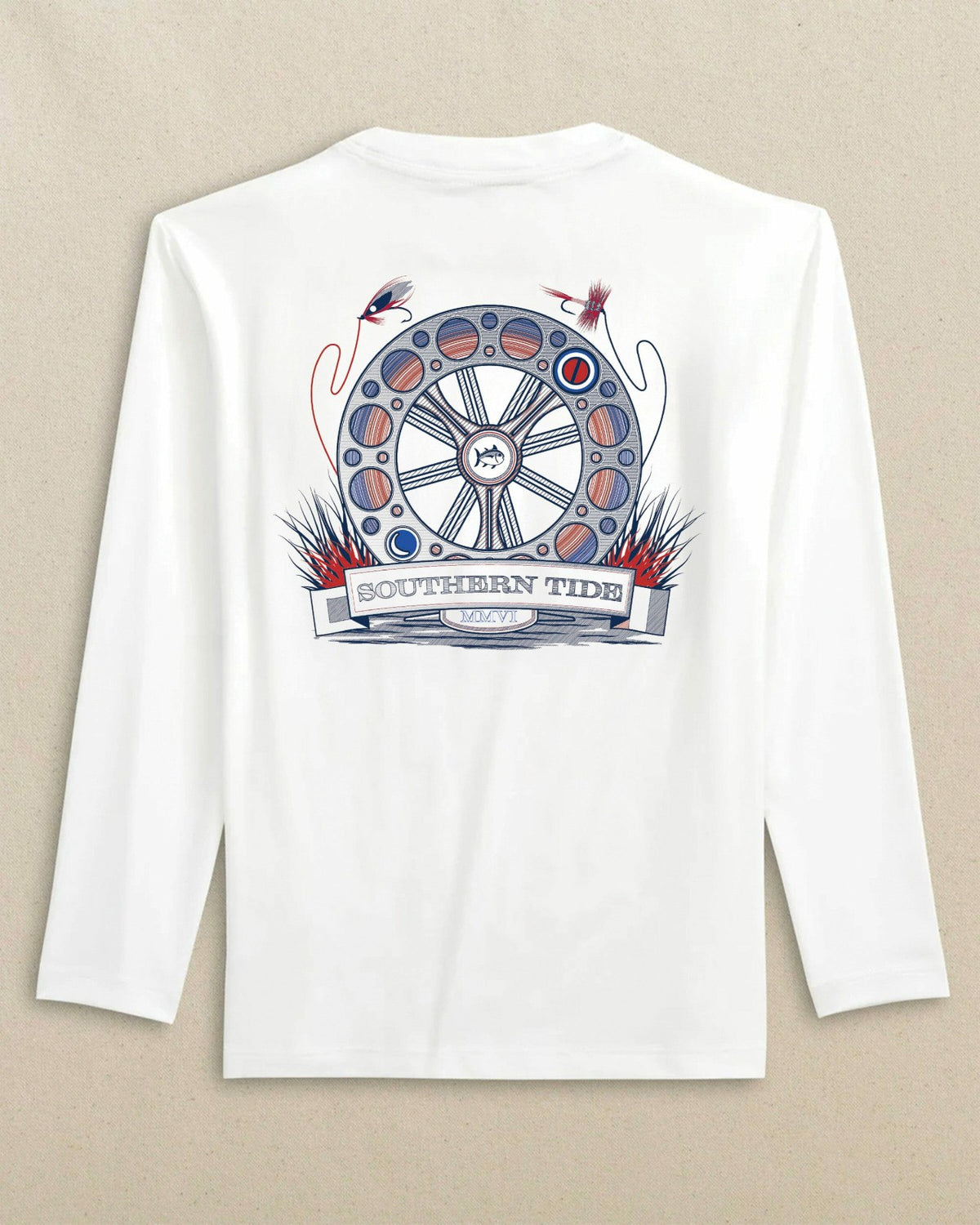 Kids Keep It Reel Performance Long Sleeve T-Shirt | Southern Tide Featured
