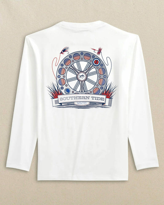 Kids Keep It Reel Performance Long Sleeve T-Shirt | Southern Tide Featured