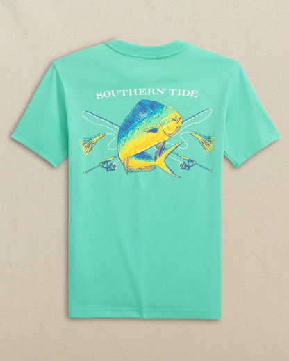 Kids Mahi Deep Sea Fishing Short Sleeve T-Shirt | Southern Tide Popular