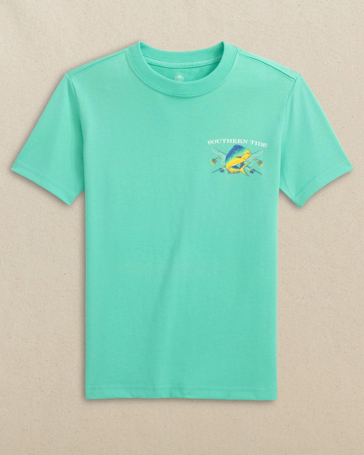 Kids Mahi Deep Sea Fishing Short Sleeve T-Shirt | Southern Tide Popular