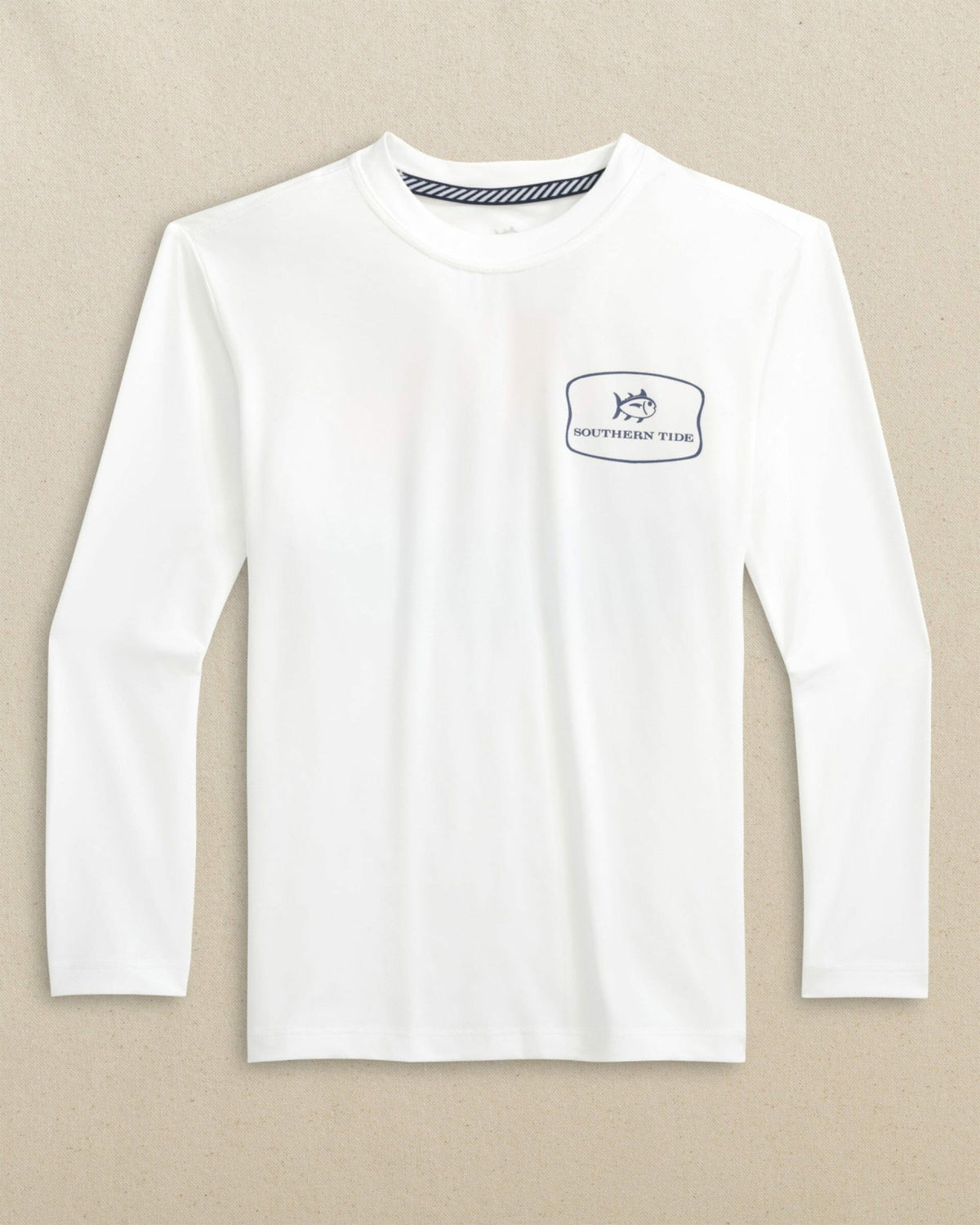 Kids Beach Badge Long Sleeve Performance T-Shirt | Southern Tide Essential