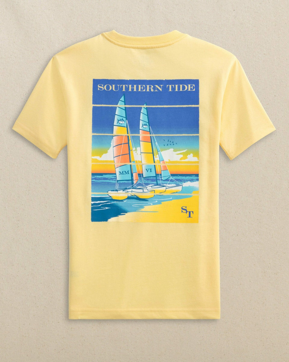 Kids Beach Catamarans Short Sleeve T-Shirt | Southern Tide Signature