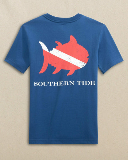 Kids Skipjack Scuba Flag Short Sleeve T-Shirt | Southern Tide Smart Buy