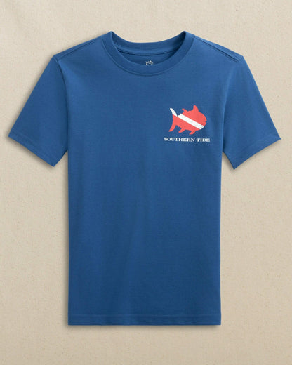 Kids Skipjack Scuba Flag Short Sleeve T-Shirt | Southern Tide Smart Buy