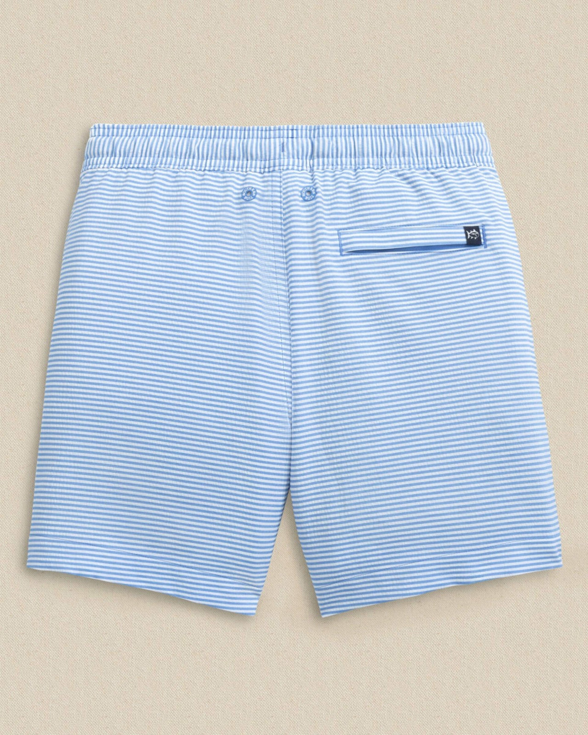 Boys Gulf Haven Seersucker Stripe Maritime Swim Trunk | Southern Tide Classic