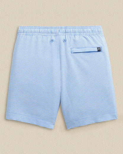 Boys Gulf Haven Seersucker Stripe Maritime Swim Trunk | Southern Tide Classic