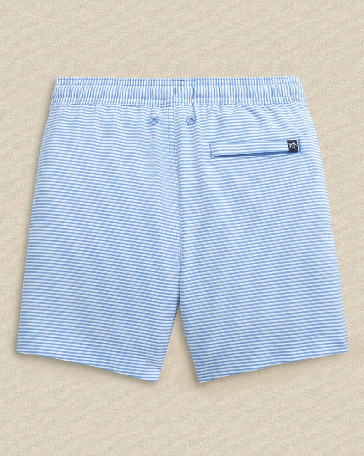 Boys Gulf Haven Seersucker Stripe Maritime Swim Trunk | Southern Tide Classic