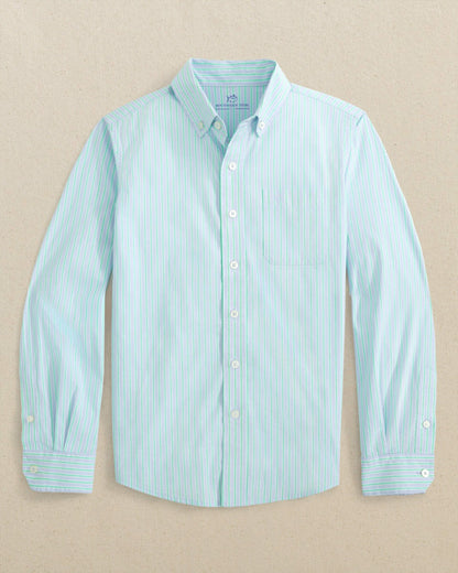 Boys Amelia Island Stripe Charleston Sport Shirt | Southern Tide Discount