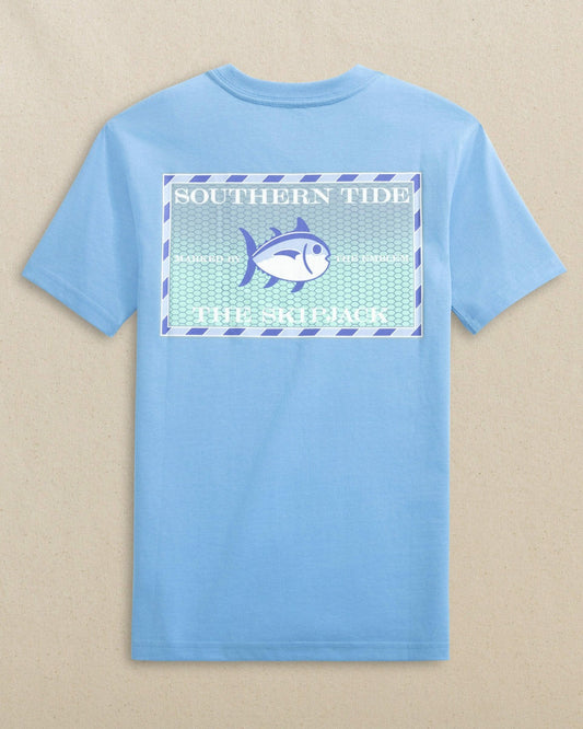 Kids Skipjack Grey Marlin Short Sleeve T-Shirt | Southern Tide Everyday