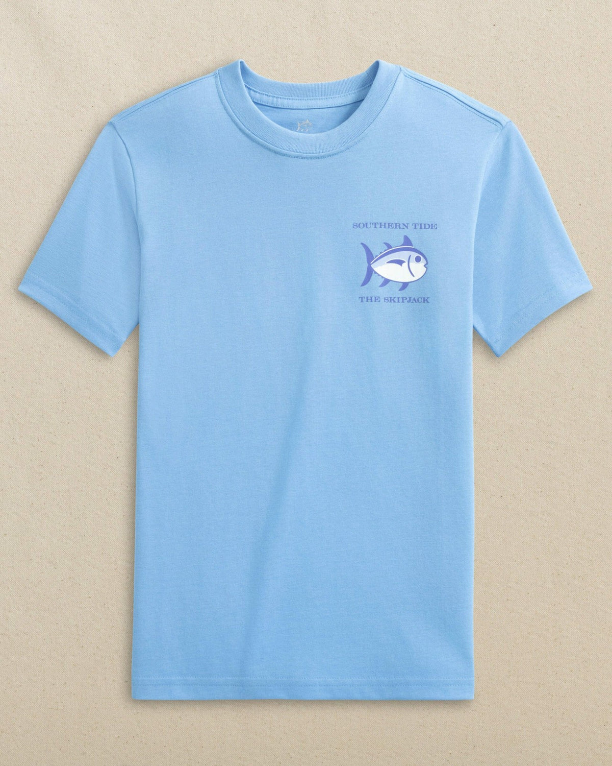 Kids Skipjack Grey Marlin Short Sleeve T-Shirt | Southern Tide Everyday