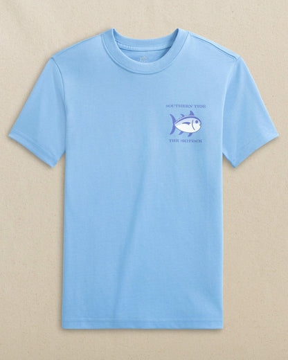 Kids Skipjack Grey Marlin Short Sleeve T-Shirt | Southern Tide Everyday