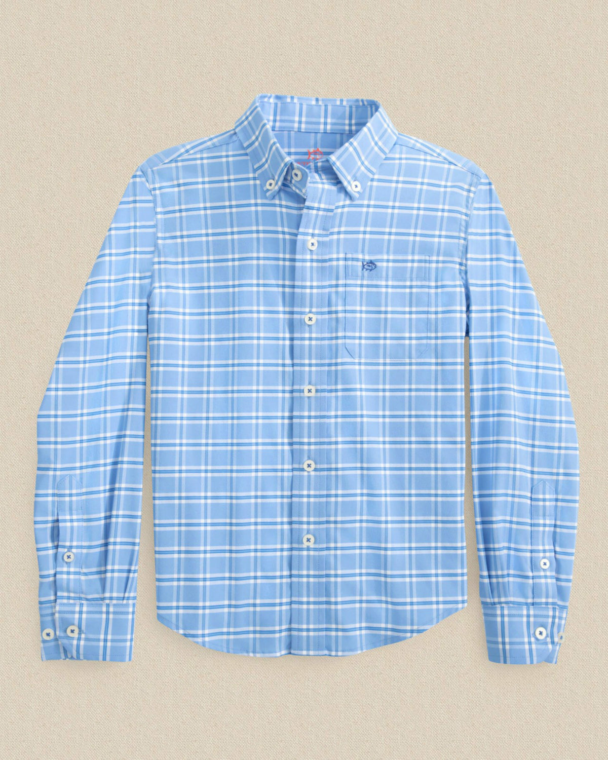Boys South Beach Plaid Coastal Breeze® Sport Shirt | Southern Tide Exclusive