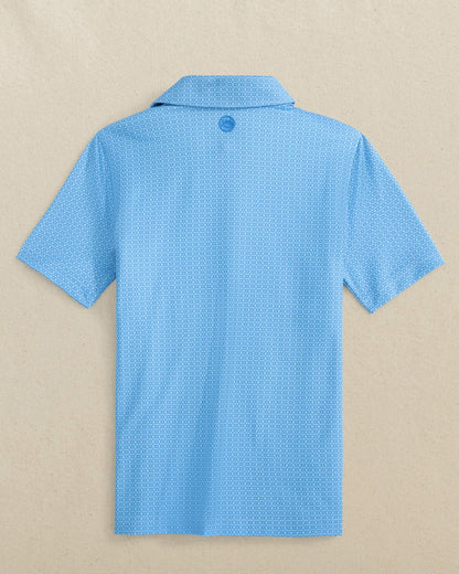 Boys Driver Seaside Geo Printed Performance Polo | Southern Tide Customer Favorite