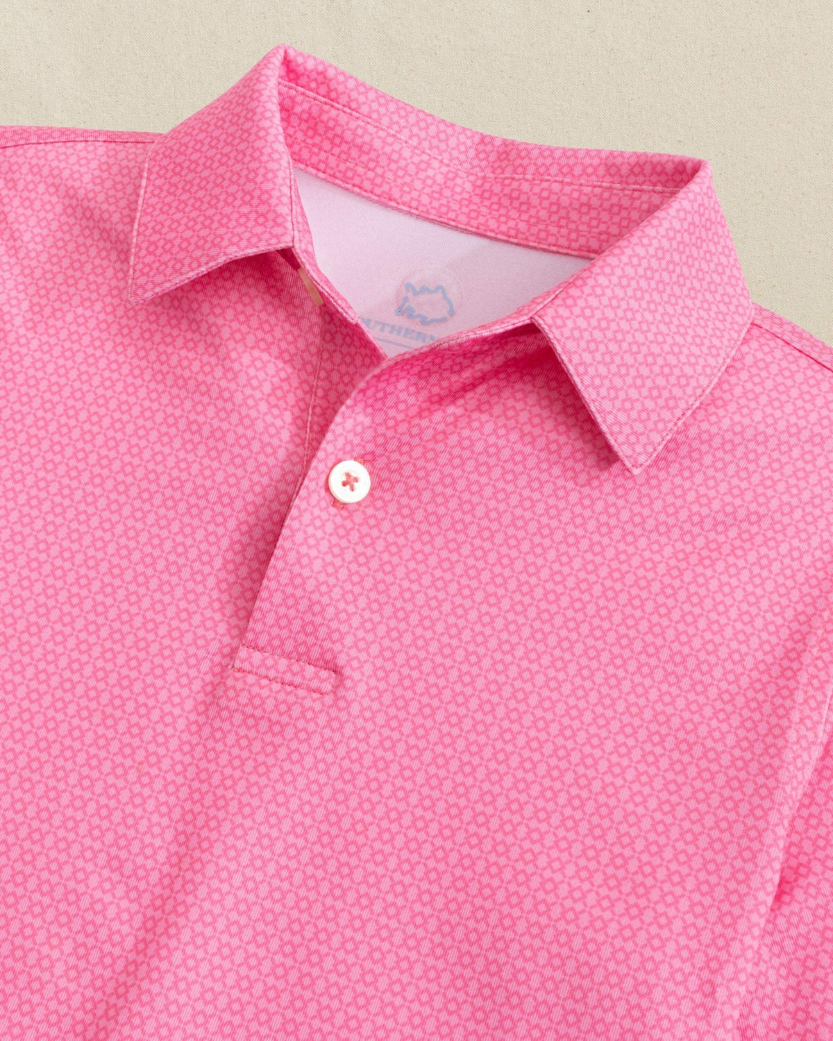 Boys Driver Seaside Geo Printed Performance Polo | Southern Tide Customer Favorite
