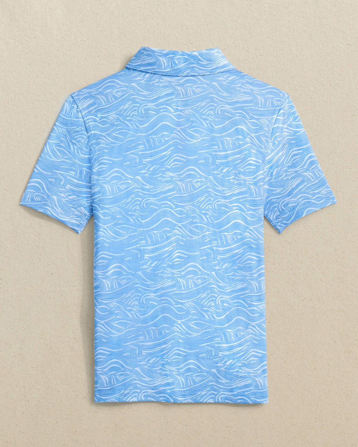 Boys Driver Rolling Waves Printed Performance Polo | Southern Tide Trusted
