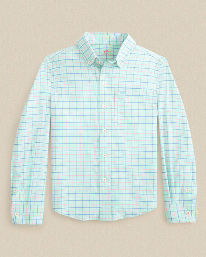 Boys Edisto Island Plaid Coastal Breeze® Sport Shirt | Southern Tide Classic