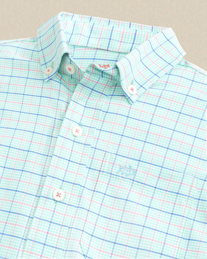 Boys Edisto Island Plaid Coastal Breeze® Sport Shirt | Southern Tide Classic