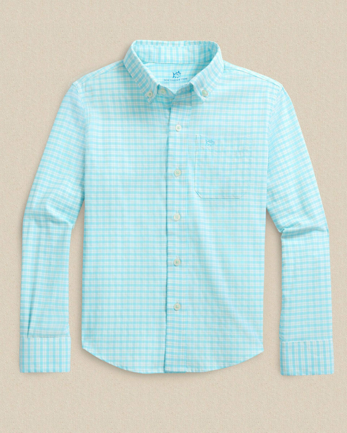 Boys Precheck Plaid Coastal Breeze® Sport Shirt | Southern Tide Top Pick
