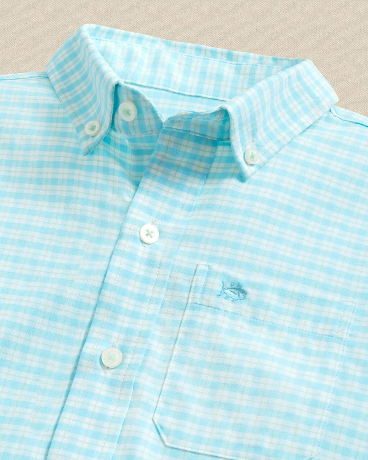 Boys Precheck Plaid Coastal Breeze® Sport Shirt | Southern Tide Top Pick