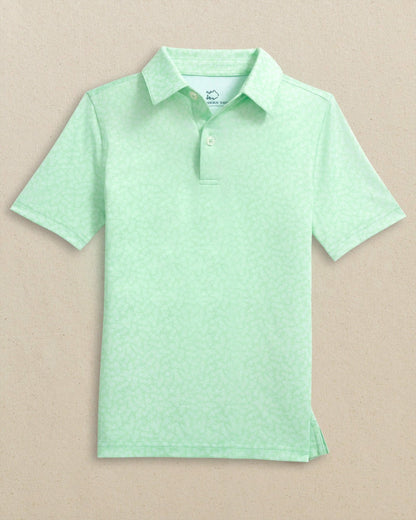 Boys Driver Pineapple Parade Printed Performance Polo | Southern Tide Quality