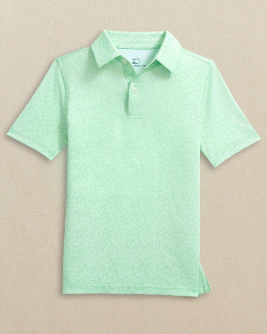 Boys Driver Pineapple Parade Printed Performance Polo | Southern Tide Quality