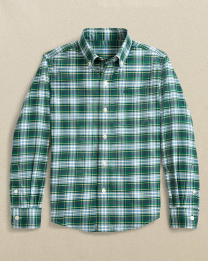 Boys Gordon Tartan Skipjack Sport Shirt | Southern Tide Exclusive