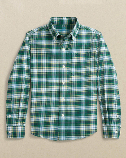 Boys Gordon Tartan Skipjack Sport Shirt | Southern Tide Exclusive