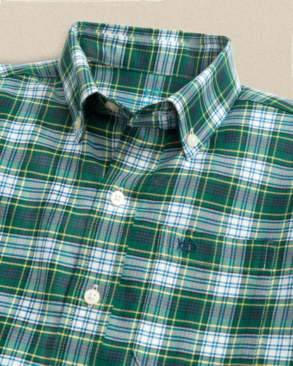 Boys Gordon Tartan Skipjack Sport Shirt | Southern Tide Exclusive