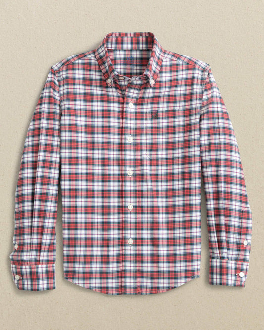 Boys MacDuff Tartan Skipjack Sport Shirt | Southern Tide Classic
