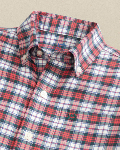 Boys MacDuff Tartan Skipjack Sport Shirt | Southern Tide Classic