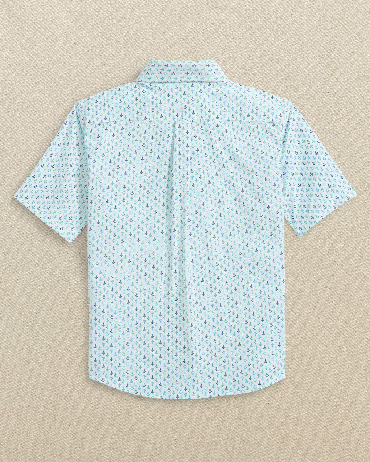 Boys Anchors Away Short Sleeve Sport Shirt | Southern Tide Smart Buy