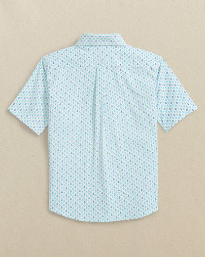 Boys Anchors Away Short Sleeve Sport Shirt | Southern Tide Smart Buy