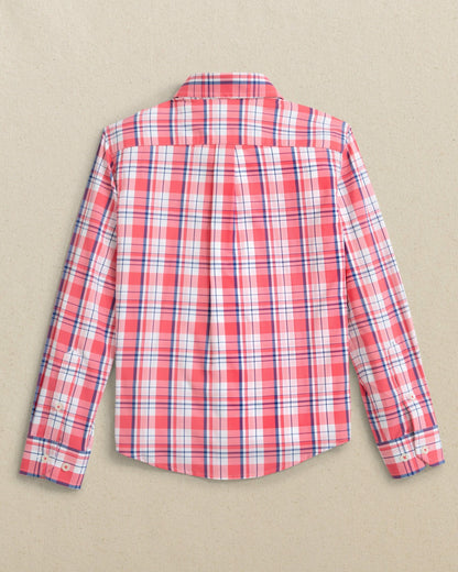 Boys Breakwater Plaid Long Sleeve Sport Shirt | Southern Tide Trusted