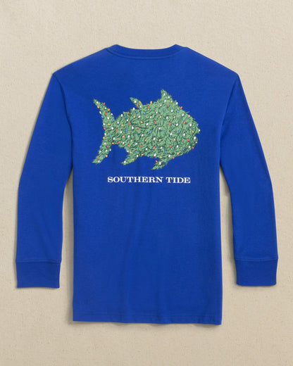 Kids Skipjack Lights Long Sleeve T-Shirt | Southern Tide New
