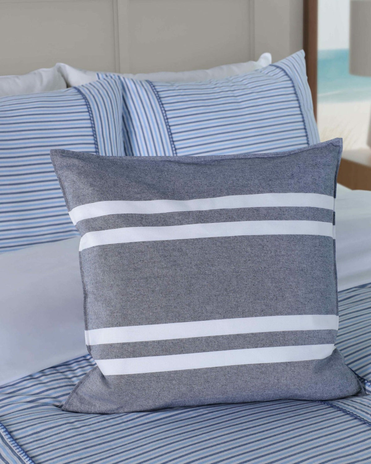 Sailor Stripe Square Decorative Pillow | Southern Tide Top Pick