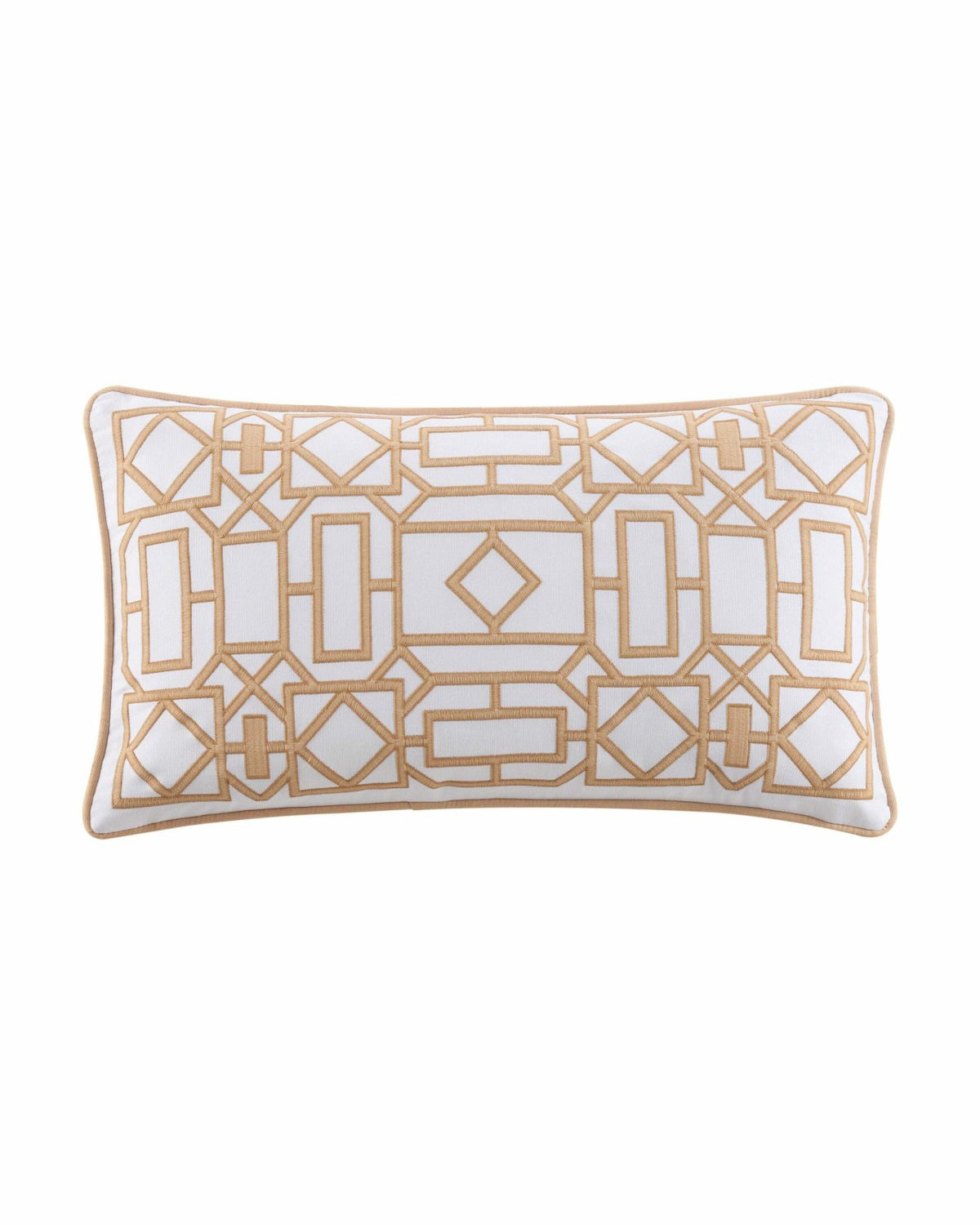 Trellis Square Linen Decorative Pillow | Southern Tide Classic