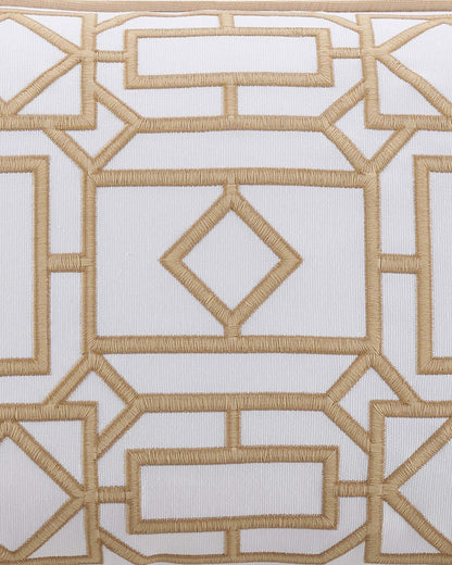 Trellis Square Linen Decorative Pillow | Southern Tide Classic