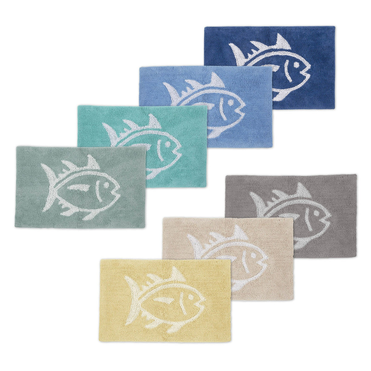 Cotton Bath Rugs - Reversible Skipjack Bath Mat | Southern Tide Hot Sale