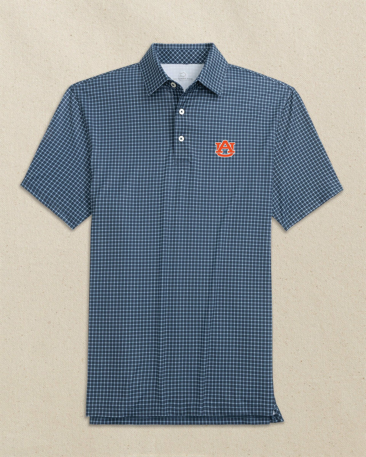 Auburn Tigers Driver Dunes Edge Plaid Polo | Southern Tide Special Offer