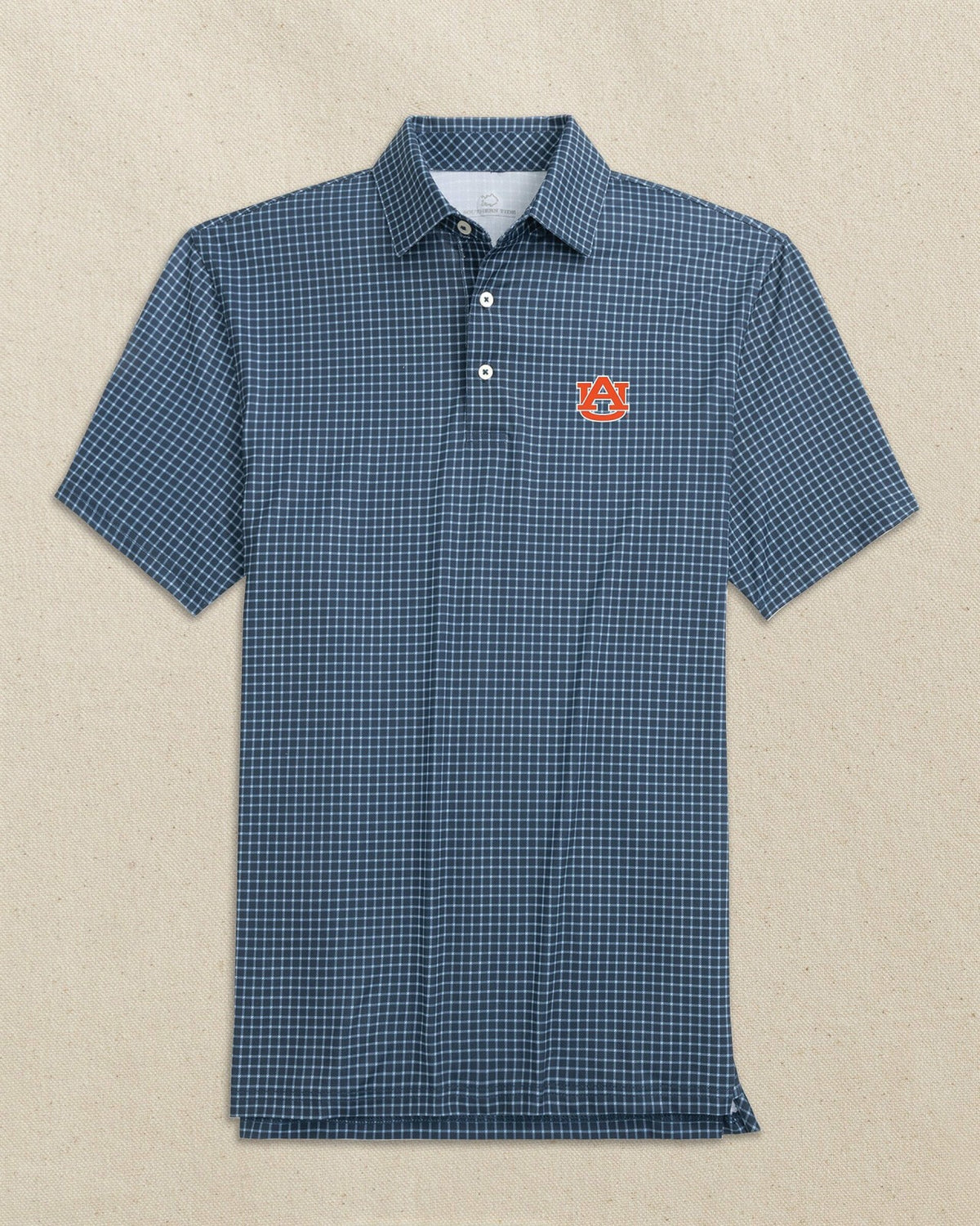 Auburn Tigers Driver Dunes Edge Plaid Polo | Southern Tide Special Offer