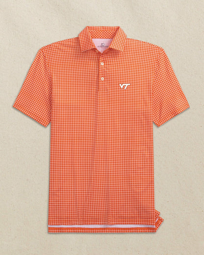 Virginia Tech Hokies Dunes Edge Plaid Polo | Southern Tide Top Pick