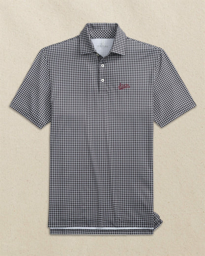 Mississippi State Script Dunes Edge Plaid Polo | Southern Tide Exclusive