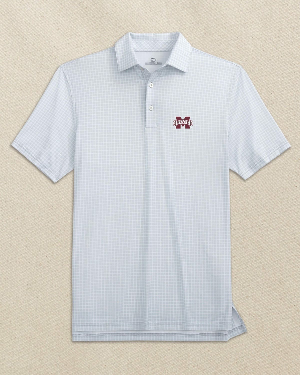 Mississippi State Bulldogs Dunes Edge Plaid Polo | Southern Tide Discount