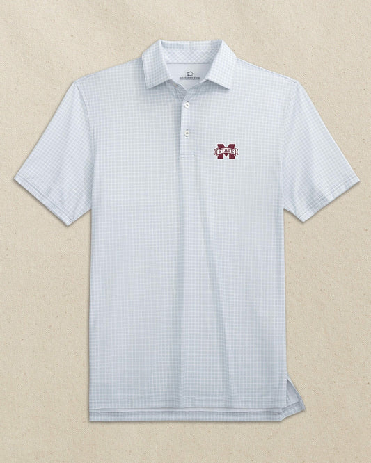 Mississippi State Bulldogs Dunes Edge Plaid Polo | Southern Tide Discount