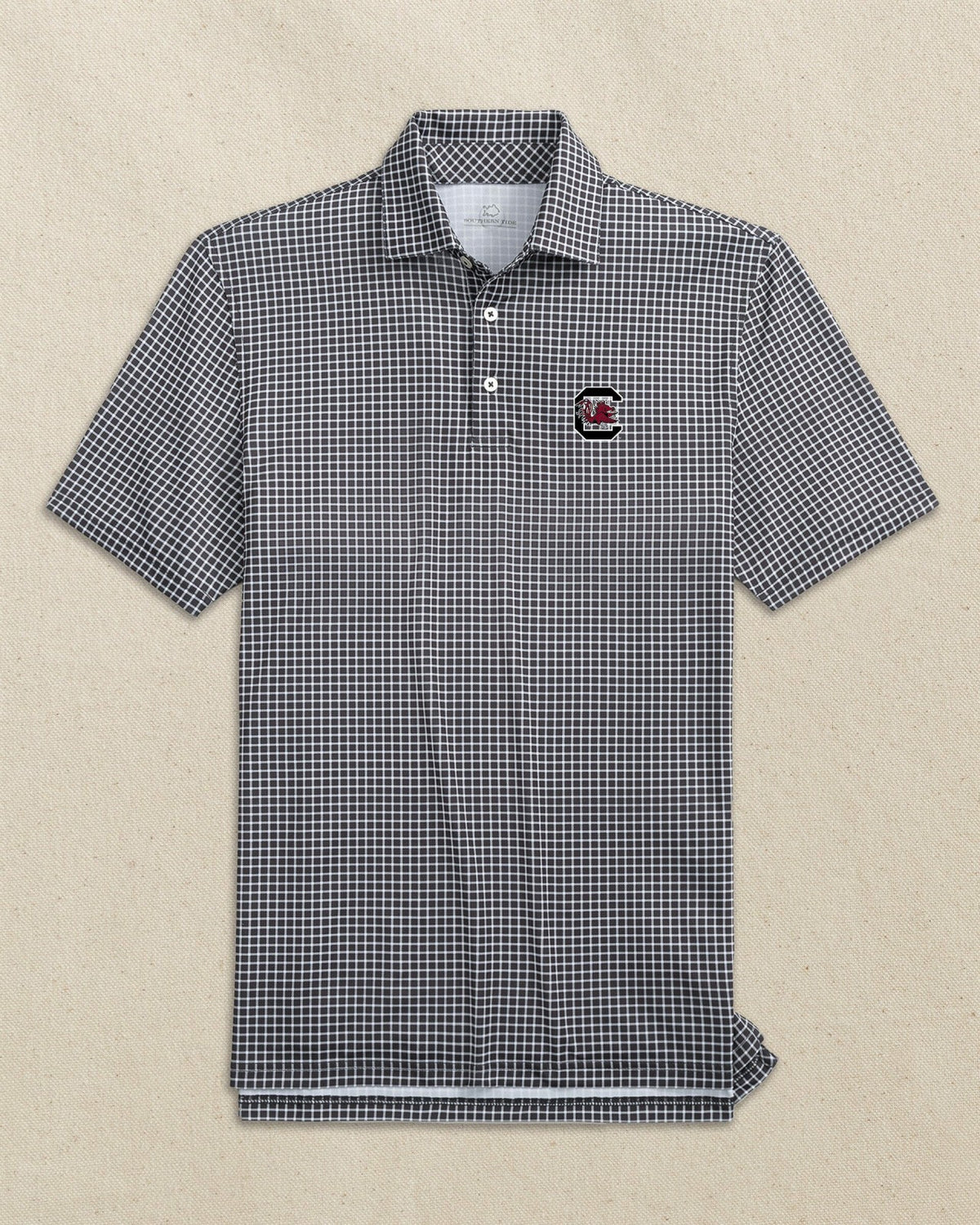 USC Gamecocks Driver Dunes Edge Plaid Polo | Southern Tide Smart Buy