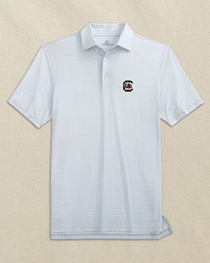 USC Gamecocks Driver Dunes Edge Plaid Polo | Southern Tide Smart Buy