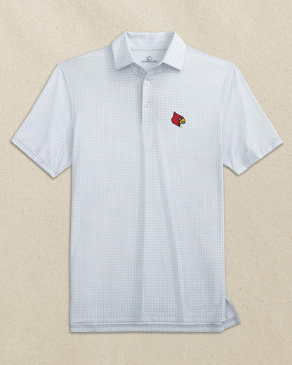 Louisville Cardinals Dunes Edge Plaid Polo | Southern Tide Popular