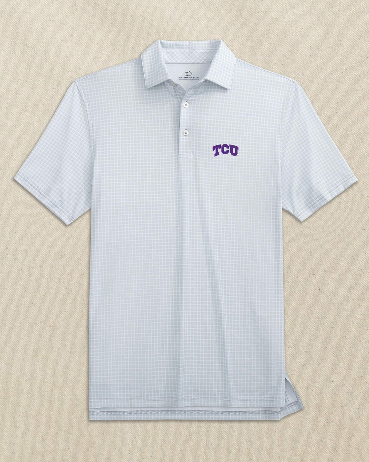 TCU Horned Frogs Driver Dunes Edge Plaid Polo | Southern Tide Discount