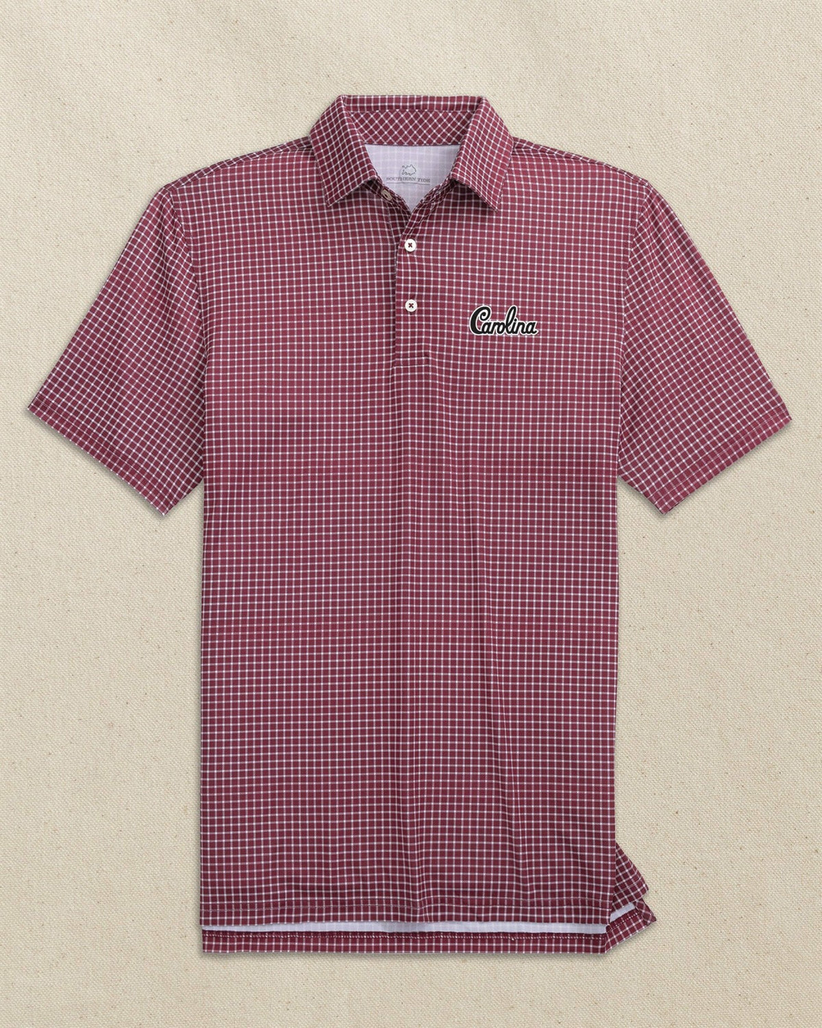 Carolina Gamecocks Driver Dunes Edge Plaid Polo | Southern Tide Smart Buy