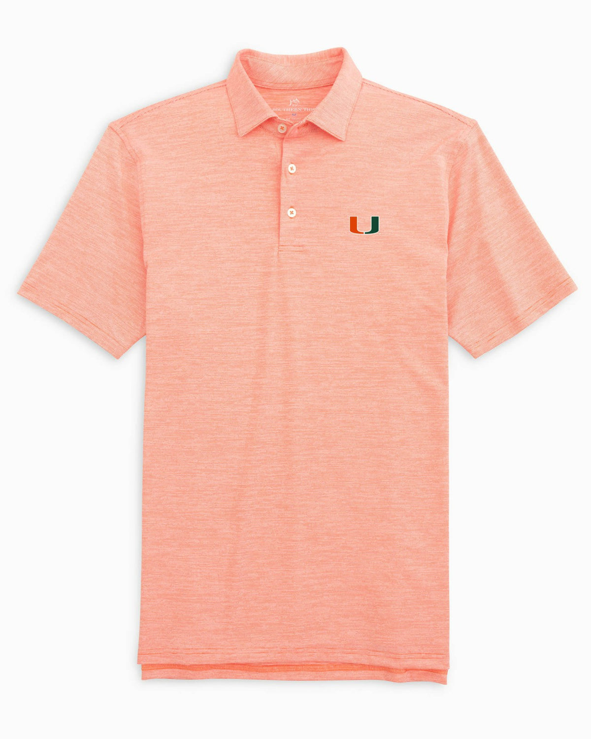Miami Hurricanes Driver Spacedye Polo Shirt | Southern Tide Deals